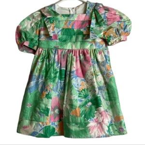 Sylvia Whyte Girls Vintage Floral Dress Size 2T